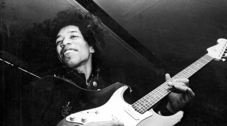 Jimi Hendrix 1966 Cafe Wha Pictorial Press Photo