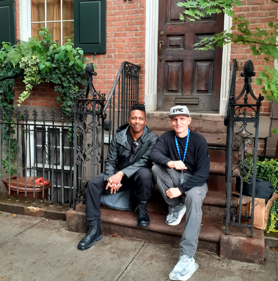 AK and Leslie at Burr