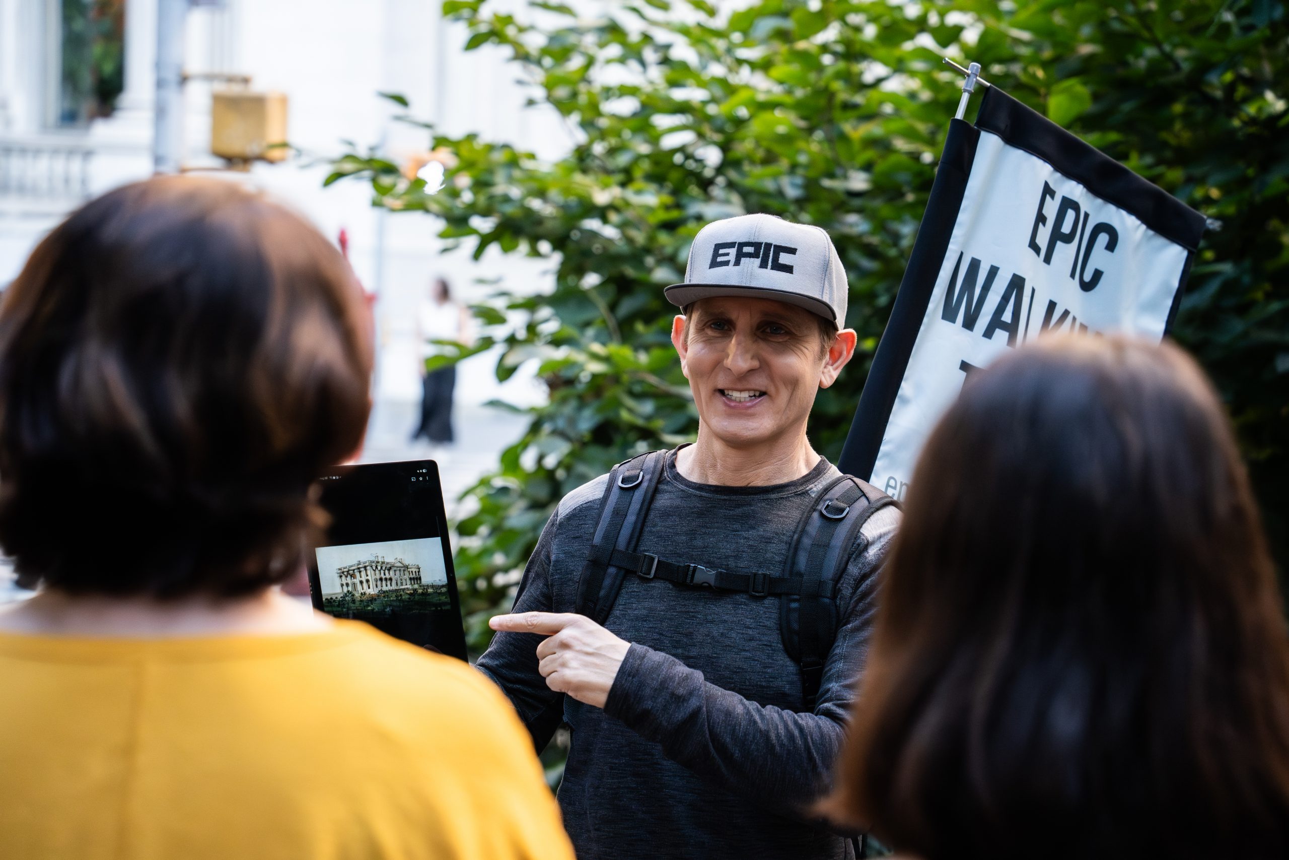 AK with customers in Flatiron